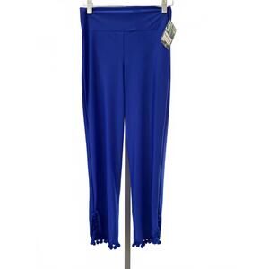 NEW PATTI BIGGS women's pedal pusher pant in cobalt blue